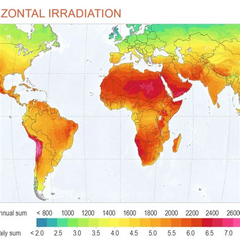 Solar Irradiance Map Of India - United States Map