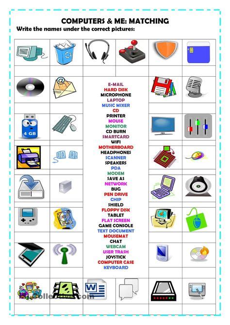 Computers: matching | Tecnología | Informática, Computadoras y Sopa de ...