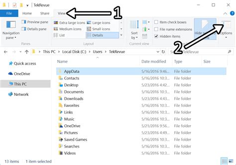 How to Show Hidden Files in Windows 10