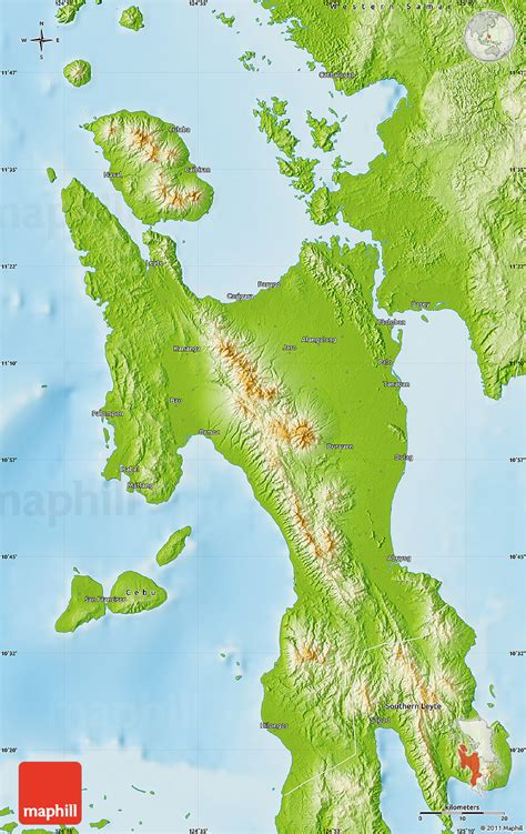 Map Of Southern Leyte Its All The Islands, The Roads…, 48% OFF