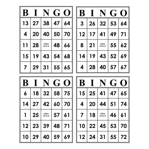 Easy Printable Bingo Cards | Printable Bingo Cards