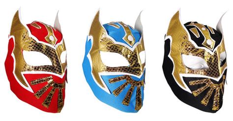 3 pack SIN CARA Youth Young Adult Lucha Libre Wrestling Mask - Blue/Re ...