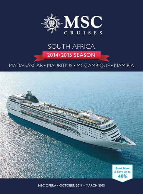 2014/15 MSC Cruises - South Africa by PickaHoliday Leandra - Issuu