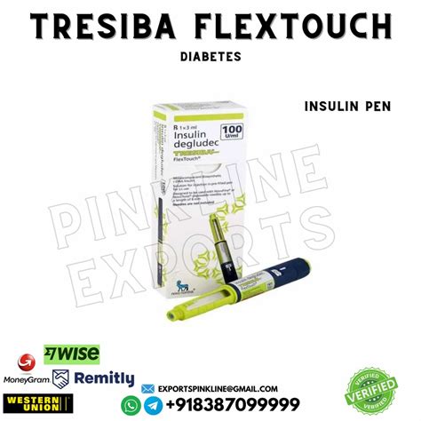 Tresiba Flextouch Insulin Pen, 100U/ml, 3 ml at Rs 1942/piece in Jaipur ...