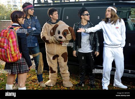 BIG TIME RUSH, (from left): Emma Lahana, James Maslow, Logan Henderson ...