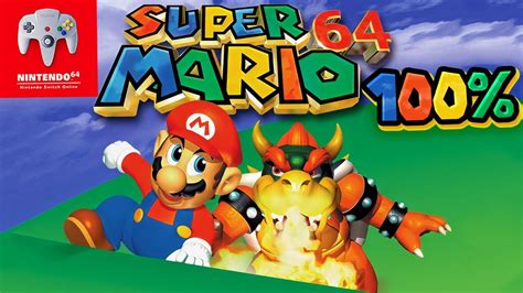 Super Mario 64 Switch Online N64 - 100% Longplay Full Game Walkthrough No Commentary Gameplay ...