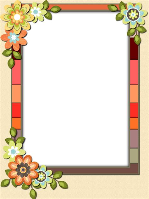 Decorative frame PNG | Colorful borders design, Frame border design, Boarders and frames