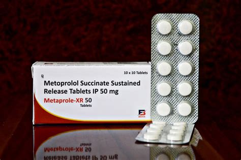 Metaprole-XR-50 50mg Metoprolol Succinate Tablet, Packaging Type: Blister, Rs 63.60 /strip | ID ...