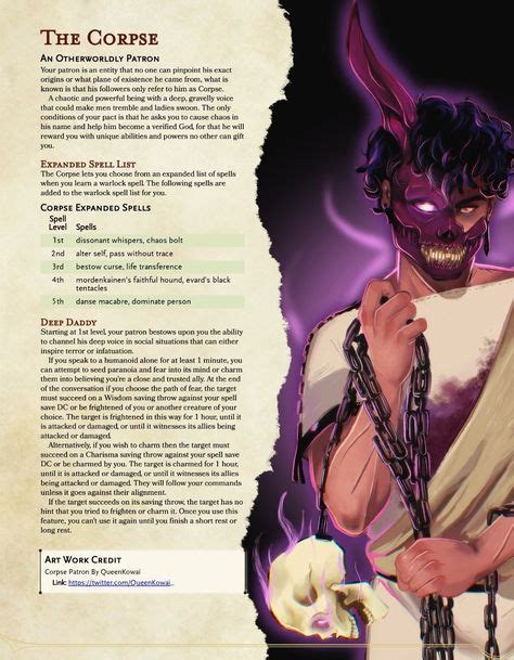 150 Warlock Patrons ideas in 2021 | dnd classes, dnd 5e homebrew, dungeons and dragons homebrew