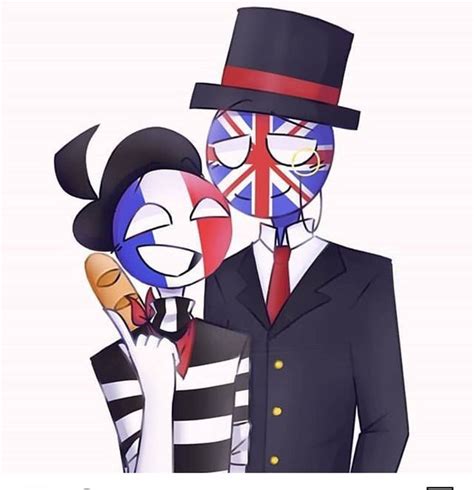 🇫🇷France x Britain 🇬🇧 #countryhumans #country #humans #human #france #francecountryhuman # ...