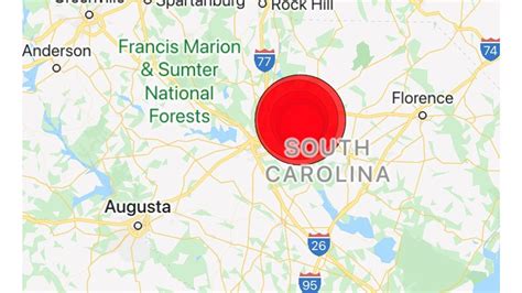 5th earthquake in 24 hours shakes South Carolina towns