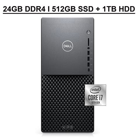 Dell XPS 8940 Gaming Desktop Computer 11th Gen Intel Octa-Core i7-11700 24GB DDR4 512GB SSD 1TB ...