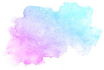 Illustration: Abstract pink watercolor on white background.This is watercolor splash.It is drawn ...