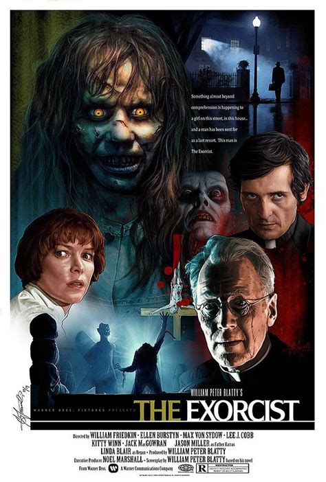 1973 THE EXORCIST 27x 40 SIGNED LIMITED MOVIE POSTER - LINDA BLAIR MONDO | Horror movie art ...