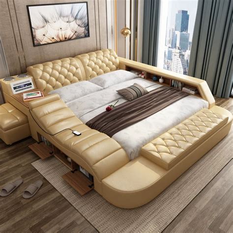 Vivan Interio bed-frame–style-modern-soft-beds-with-storage-home-bedroom-furnit-vp-c9008a ...