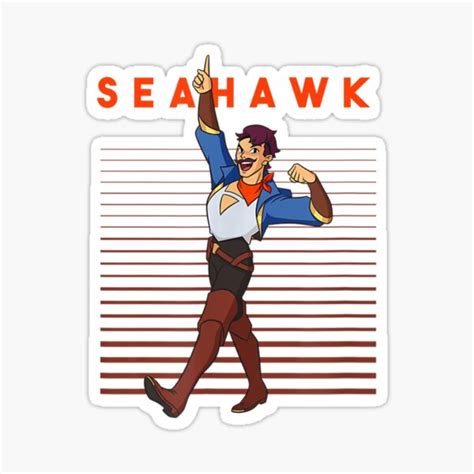 "She-Ra and The Princess of Power Seahawk" Sticker for Sale by ...