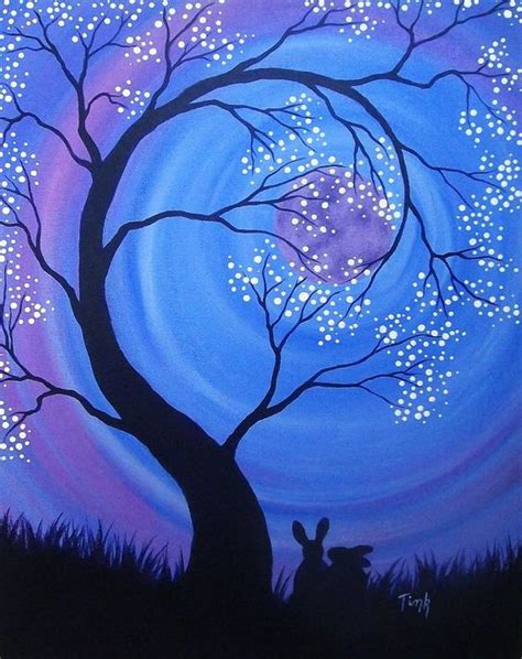 Beautiful Easy Tree Painting Ideas for Beginners, Simple Landscape Pai ...