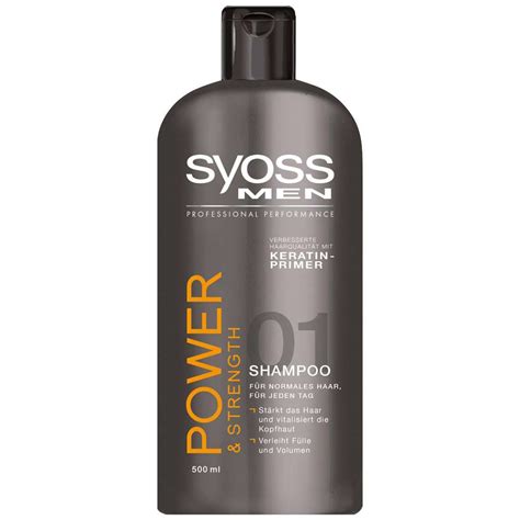 Syoss Men Power Shampoo, 500ml | German Drugstore