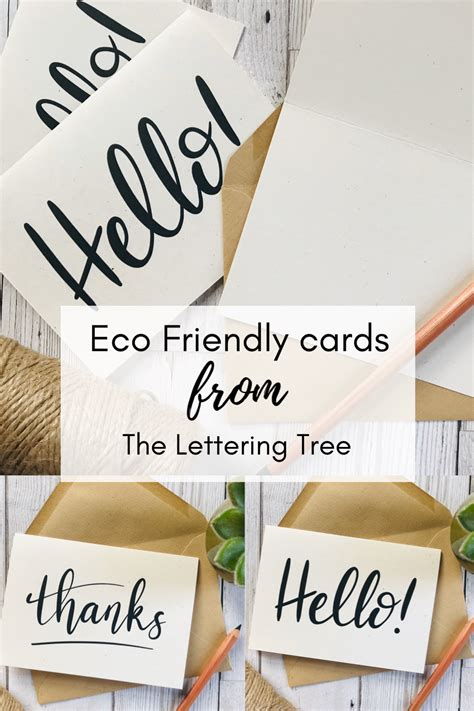 These eco friendly notecards are a lovely way to keep in touch with ...