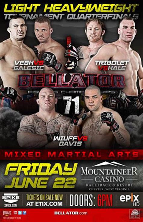 Bellator 71 Features Light Heavyweight Tournament and Brett Rogers ...