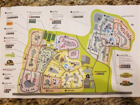 Sheraton Vistana Resort Map | Color 2018