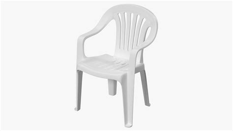 3D Plastic Chair White model - TurboSquid 1828077