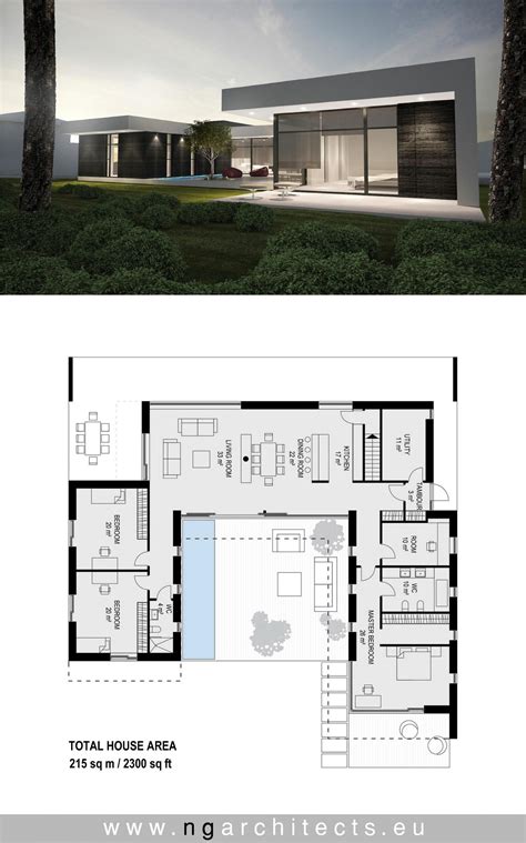 Floor Plan for Modern House Pin On Modern House Plans | Modern house ...