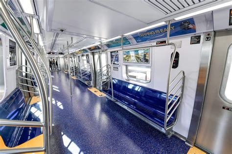 MTA unveils a new superlong, bendy subway car