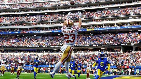 Christian McCaffrey stats: 49ers RB joins exclusive list of players to ...