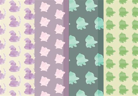 Vector Pokemon Patterns - Download Free Vectors, Clipart Graphics & Vector Art