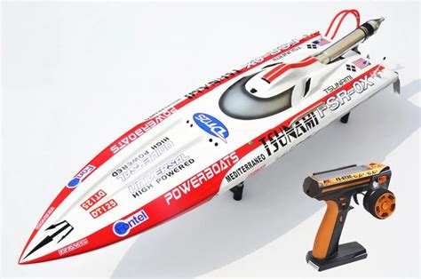 DT125 ARTR RC 49" 30CC Gasoline RC Racing Boat W/Radio Control Deep V Monohull THZH0051-in RC ...