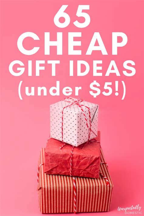 65 Fun & Unique Gifts Under $5 (small useful gifts that people actually want!)