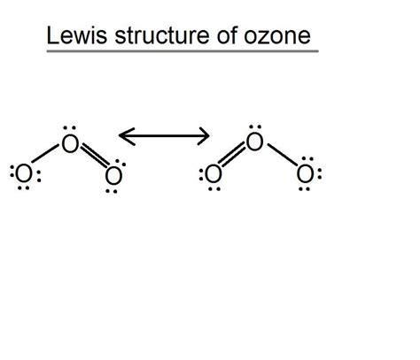 Kevin draws a lewis structure for the molecule of ozone, o3. later on ...