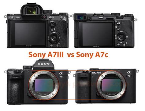 Sony A7c vs Panasonic GX7 vs Sony A7III comparison – sonyalpharumors