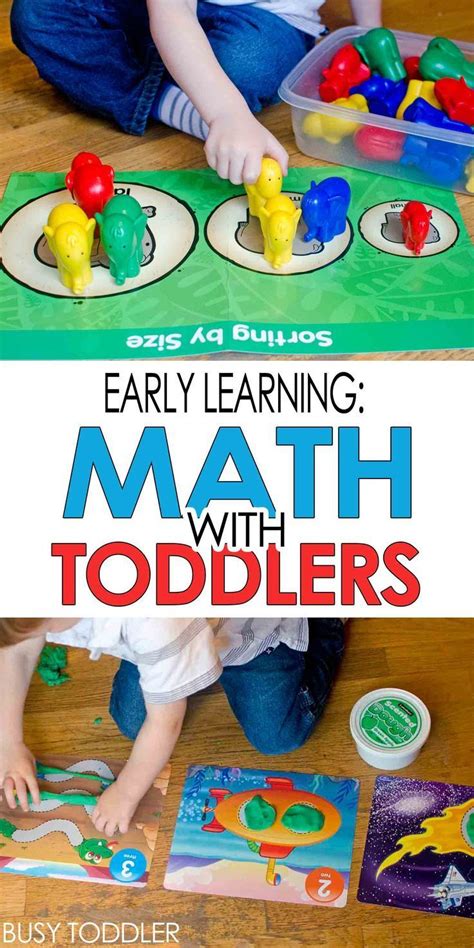 Early Learning: Math with Toddlers - Busy Toddler | Math activities for toddlers, Early learning ...