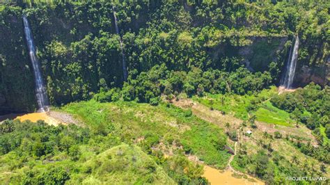 Triple Waterfalls at Balangikog Falls in Bukidnon