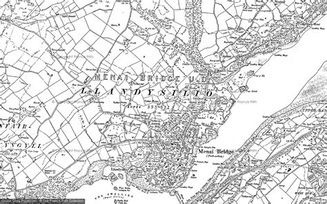 Historic Ordnance Survey Map of Menai Bridge, 1899