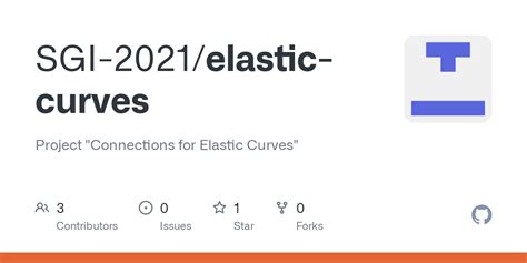 GitHub - SGI-2021/elastic-curves: Project "Connections for Elastic Curves"