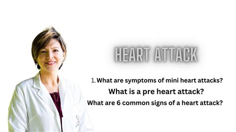 Symptoms of mini heart attacks? || What is a pre heart attack? | 6 ...