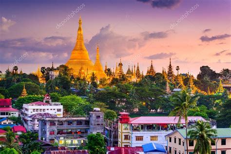 Yangon, Myanmar Skyline Stock Photo by ©sepavone 88666936