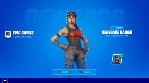 Fortnite Free Skins Code Renegade Raider - ARVIHS