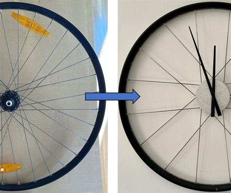 Bicycle Wheel Wall Clock : 4 Steps (with Pictures) - Instructables