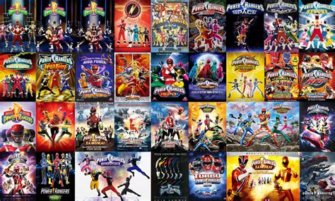 all power rangers seasons and movies poster (Speci by jakobmiller2000 ...