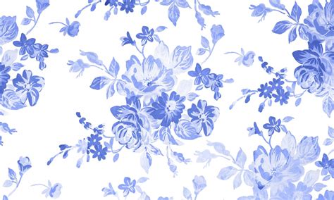 Blue Floral Victorian Wallpapers on WallpaperDog