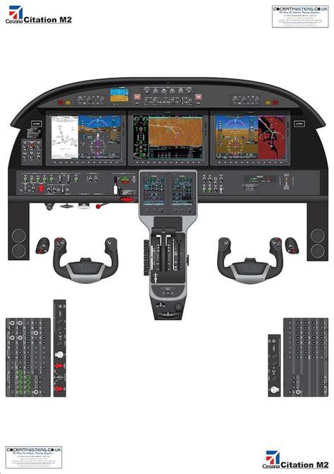 Cessna Citation M2 Cockpit Poster | Etsy