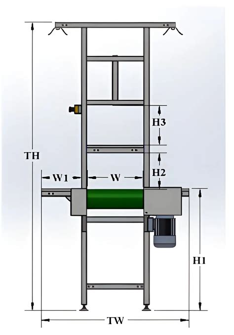 Flat Belt Conveyor with Side Working Platform