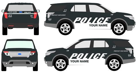 Police Car Graphics Kits | SVI Vinyl Police Graphics for Police Fleet ...