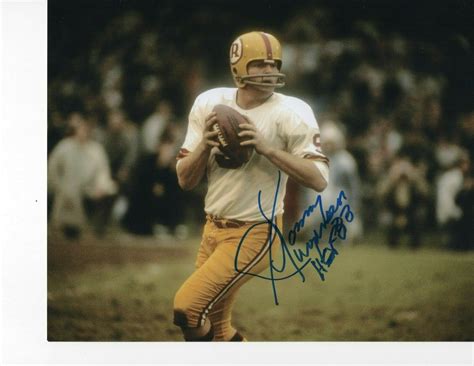 SONNY JURGENSEN SIGNED WASHINGTON REDSKINS PASSING 8X10 Collectible Memorabilia | Autographia