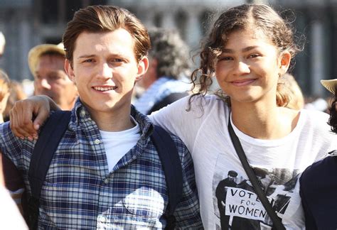 Tom Holland & Zendaya Pack On The PDA At Wedding