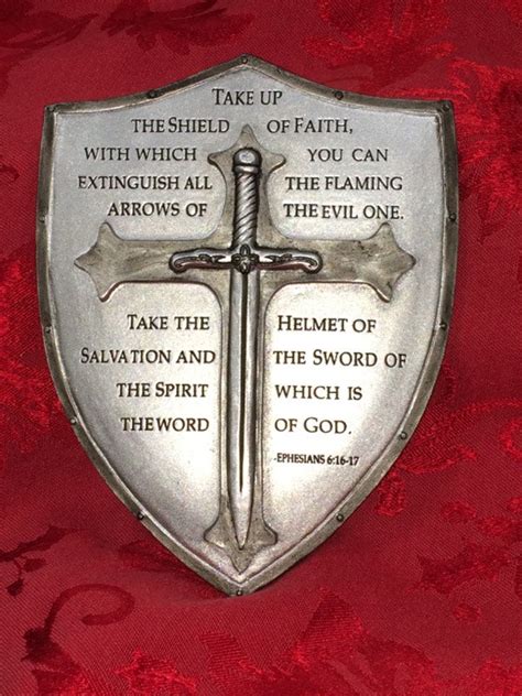 ARMOR OF GOD WALL PLAQUE 6.5" – Marytown Gift Shop